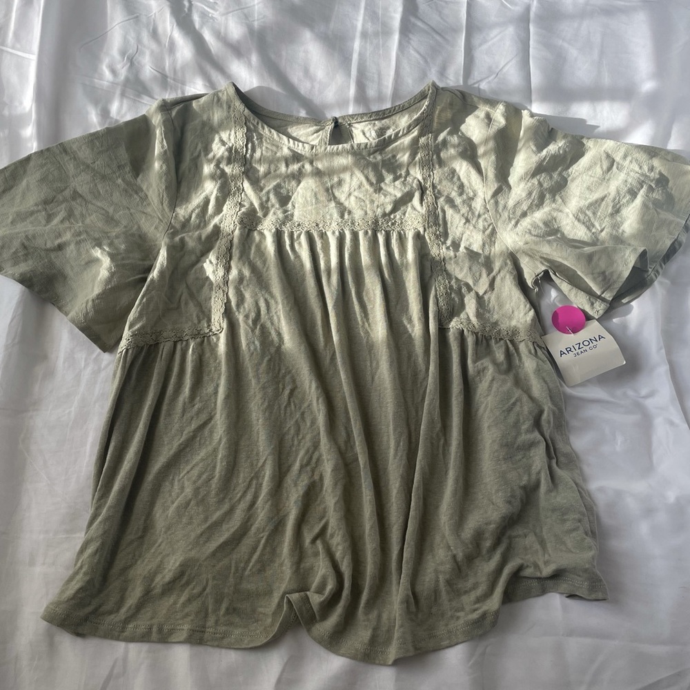 NWT Arizona Light Olive Shirt